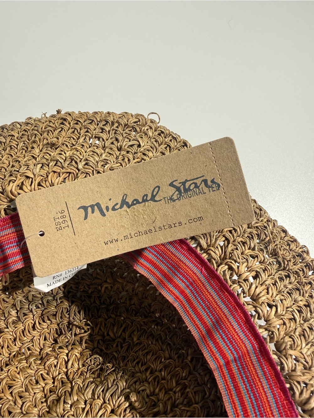 Michael Stars Natural Straw Wide-Brim Sun Hat - Picture 7 of 8